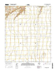 Capps Switch NW Texas Current topographic map, 1:24000 scale, 7.5 X 7.5 Minute, Year 2016