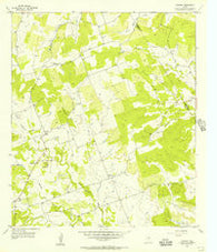 Caradan Texas Historical topographic map, 1:24000 scale, 7.5 X 7.5 Minute, Year 1956