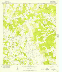 Caradan Texas Historical topographic map, 1:24000 scale, 7.5 X 7.5 Minute, Year 1956