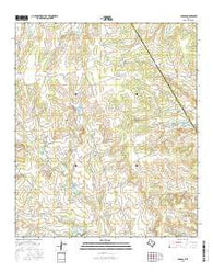 Caradan Texas Current topographic map, 1:24000 scale, 7.5 X 7.5 Minute, Year 2016