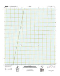 Carancahua Pass Texas Historical topographic map, 1:24000 scale, 7.5 X 7.5 Minute, Year 2013