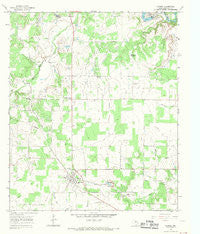 Carbon Texas Historical topographic map, 1:24000 scale, 7.5 X 7.5 Minute, Year 1966