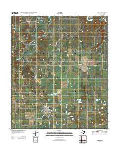 Carbon Texas Historical topographic map, 1:24000 scale, 7.5 X 7.5 Minute, Year 2012