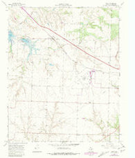 Carey Texas Historical topographic map, 1:24000 scale, 7.5 X 7.5 Minute, Year 1967