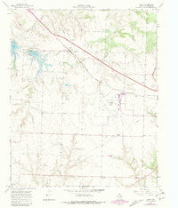 Carey Texas Historical topographic map, 1:24000 scale, 7.5 X 7.5 Minute, Year 1967