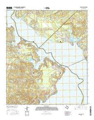 Carlisle Texas Current topographic map, 1:24000 scale, 7.5 X 7.5 Minute, Year 2016