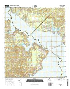 Carlisle Texas Current topographic map, 1:24000 scale, 7.5 X 7.5 Minute, Year 2016