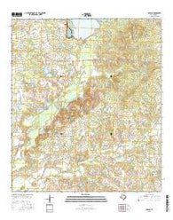 Carlos Texas Current topographic map, 1:24000 scale, 7.5 X 7.5 Minute, Year 2016