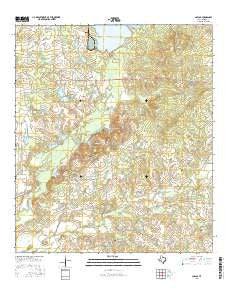 Carlos Texas Current topographic map, 1:24000 scale, 7.5 X 7.5 Minute, Year 2016