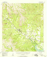 Carlsbad Texas Historical topographic map, 1:62500 scale, 15 X 15 Minute, Year 1957