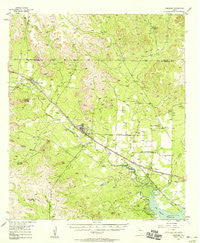 Carlsbad Texas Historical topographic map, 1:62500 scale, 15 X 15 Minute, Year 1957