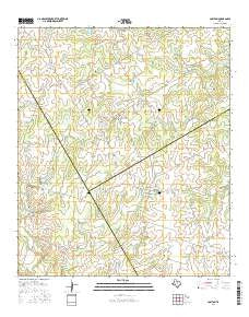 Carlton Texas Current topographic map, 1:24000 scale, 7.5 X 7.5 Minute, Year 2016