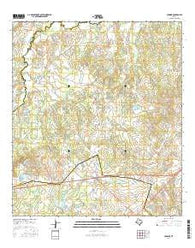 Carmine Texas Current topographic map, 1:24000 scale, 7.5 X 7.5 Minute, Year 2016