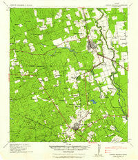 Carrizo Springs Texas Historical topographic map, 1:62500 scale, 15 X 15 Minute, Year 1939