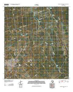 Carrizo Springs East Texas Historical topographic map, 1:24000 scale, 7.5 X 7.5 Minute, Year 2010