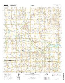 Carrizo Springs NW Texas Current topographic map, 1:24000 scale, 7.5 X 7.5 Minute, Year 2016