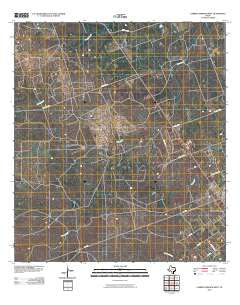 Carrizo Springs West Texas Historical topographic map, 1:24000 scale, 7.5 X 7.5 Minute, Year 2010