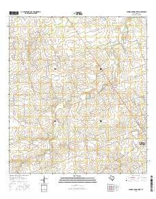 Carrizo Springs West Texas Current topographic map, 1:24000 scale, 7.5 X 7.5 Minute, Year 2016