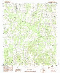 Carroll Texas Historical topographic map, 1:24000 scale, 7.5 X 7.5 Minute, Year 1984