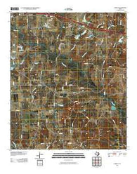 Carroll Texas Historical topographic map, 1:24000 scale, 7.5 X 7.5 Minute, Year 2010