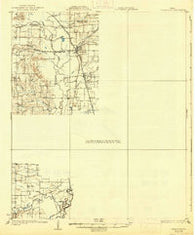 Carrollton Texas Historical topographic map, 1:62500 scale, 15 X 15 Minute, Year 1931