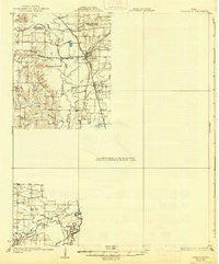 Carrollton Texas Historical topographic map, 1:62500 scale, 15 X 15 Minute, Year 1931