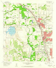 Carrollton Texas Historical topographic map, 1:24000 scale, 7.5 X 7.5 Minute, Year 1959