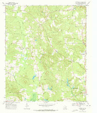 Carterville Texas Historical topographic map, 1:24000 scale, 7.5 X 7.5 Minute, Year 1969