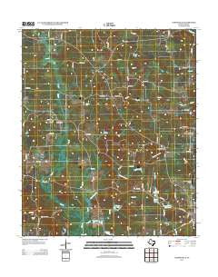 Carterville Texas Historical topographic map, 1:24000 scale, 7.5 X 7.5 Minute, Year 2013