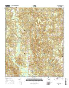 Carterville Texas Current topographic map, 1:24000 scale, 7.5 X 7.5 Minute, Year 2016