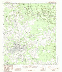 Carthage Texas Historical topographic map, 1:24000 scale, 7.5 X 7.5 Minute, Year 1983