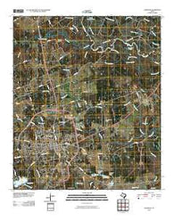 Carthage Texas Historical topographic map, 1:24000 scale, 7.5 X 7.5 Minute, Year 2010
