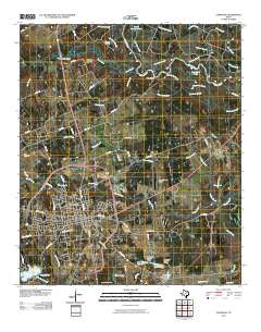 Carthage Texas Historical topographic map, 1:24000 scale, 7.5 X 7.5 Minute, Year 2010