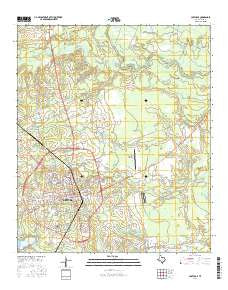 Carthage Texas Current topographic map, 1:24000 scale, 7.5 X 7.5 Minute, Year 2016