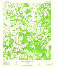 Cartwright Texas Historical topographic map, 1:24000 scale, 7.5 X 7.5 Minute, Year 1960