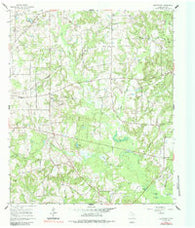 Cartwright Texas Historical topographic map, 1:24000 scale, 7.5 X 7.5 Minute, Year 1960