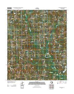 Cartwright Texas Historical topographic map, 1:24000 scale, 7.5 X 7.5 Minute, Year 2012