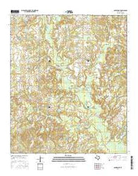 Cartwright Texas Current topographic map, 1:24000 scale, 7.5 X 7.5 Minute, Year 2016