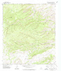 Casket Mountain Texas Historical topographic map, 1:24000 scale, 7.5 X 7.5 Minute, Year 1972