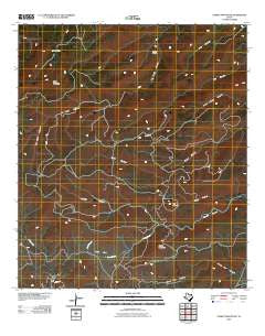 Casket Mountain Texas Historical topographic map, 1:24000 scale, 7.5 X 7.5 Minute, Year 2010