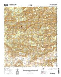 Casket Mountain Texas Current topographic map, 1:24000 scale, 7.5 X 7.5 Minute, Year 2016