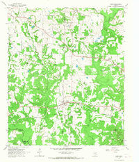 Cason Texas Historical topographic map, 1:24000 scale, 7.5 X 7.5 Minute, Year 1964