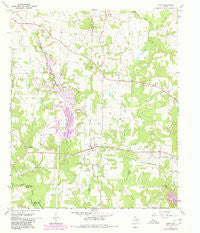 Cason Texas Historical topographic map, 1:24000 scale, 7.5 X 7.5 Minute, Year 1964
