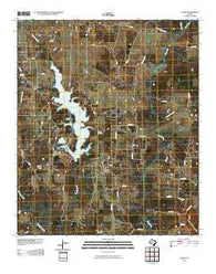 Cason Texas Historical topographic map, 1:24000 scale, 7.5 X 7.5 Minute, Year 2010