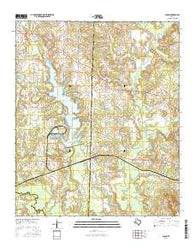 Cason Texas Current topographic map, 1:24000 scale, 7.5 X 7.5 Minute, Year 2016
