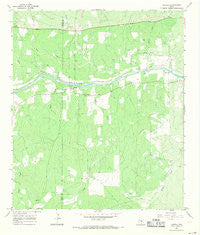 Castell Texas Historical topographic map, 1:24000 scale, 7.5 X 7.5 Minute, Year 1967