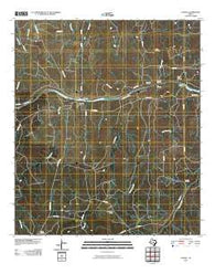 Castell Texas Historical topographic map, 1:24000 scale, 7.5 X 7.5 Minute, Year 2010