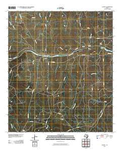 Castell Texas Historical topographic map, 1:24000 scale, 7.5 X 7.5 Minute, Year 2010