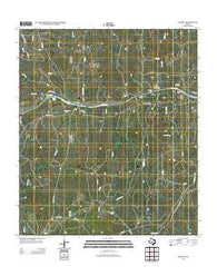 Castell Texas Historical topographic map, 1:24000 scale, 7.5 X 7.5 Minute, Year 2012