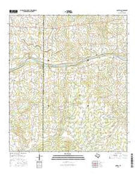 Castell Texas Current topographic map, 1:24000 scale, 7.5 X 7.5 Minute, Year 2016